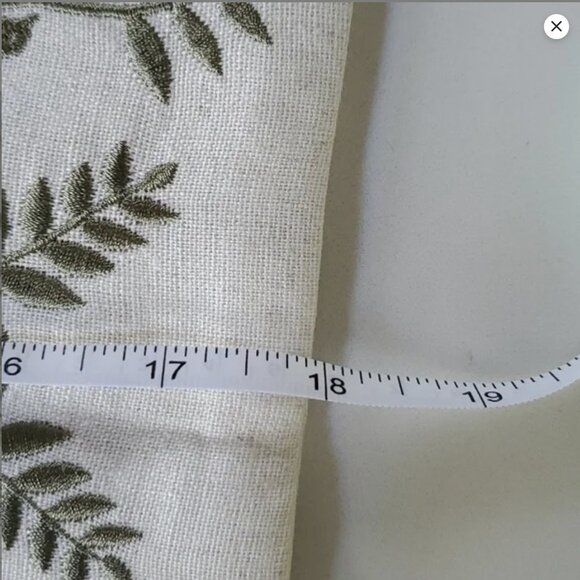 NWT 💕 Decor Tree Leaves Embroidery Cover for pillow Decor (One) 💕 - Picture 4 of 5